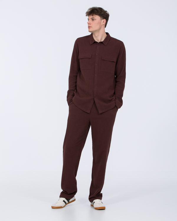 2t Tall Darius Pull On Trouser (burgundy)