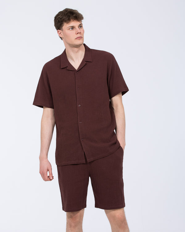 2t Tall Darius Pull On Short (burgundy)