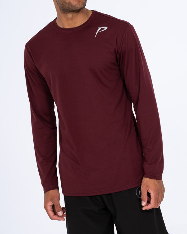 Parell Evolve Tall Long Sleeve Training Top (burgundy)