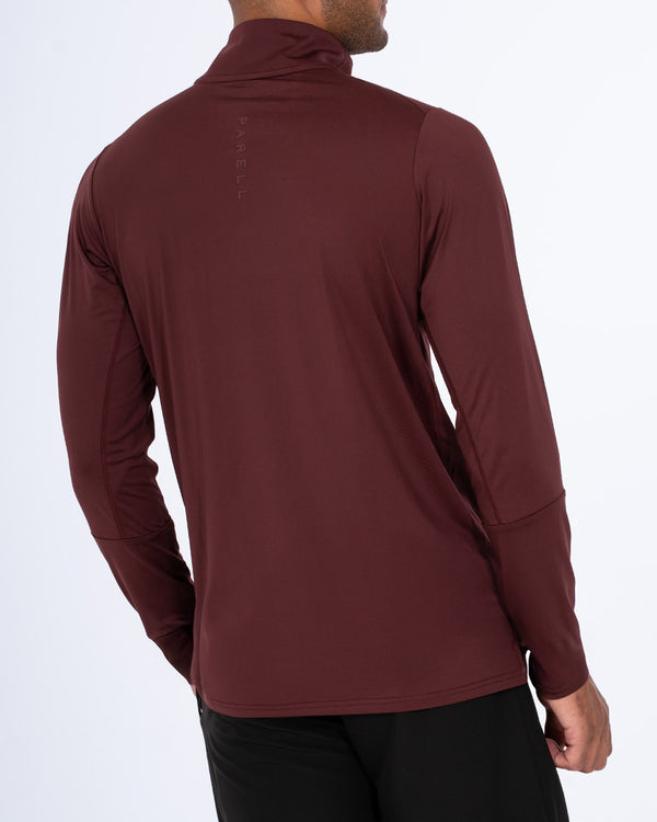 Parell Evolve Tall Quarter Zip Training Top (burgundy)
