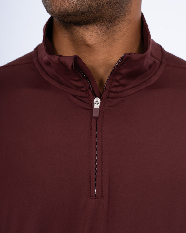 Parell Evolve Tall Quarter Zip Training Top (burgundy)
