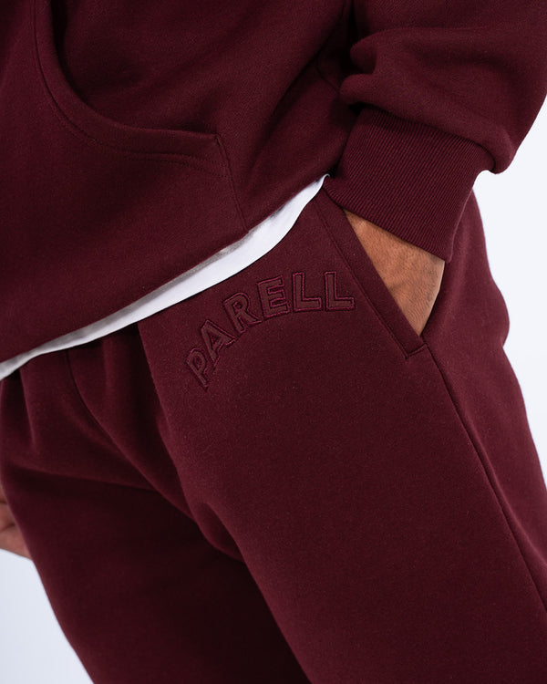 Parell Forge Tall Oversized Joggers (burgundy)
