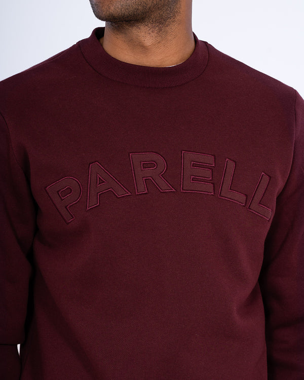 Parell Forge Tall Oversized Sweatshirt (burgundy)