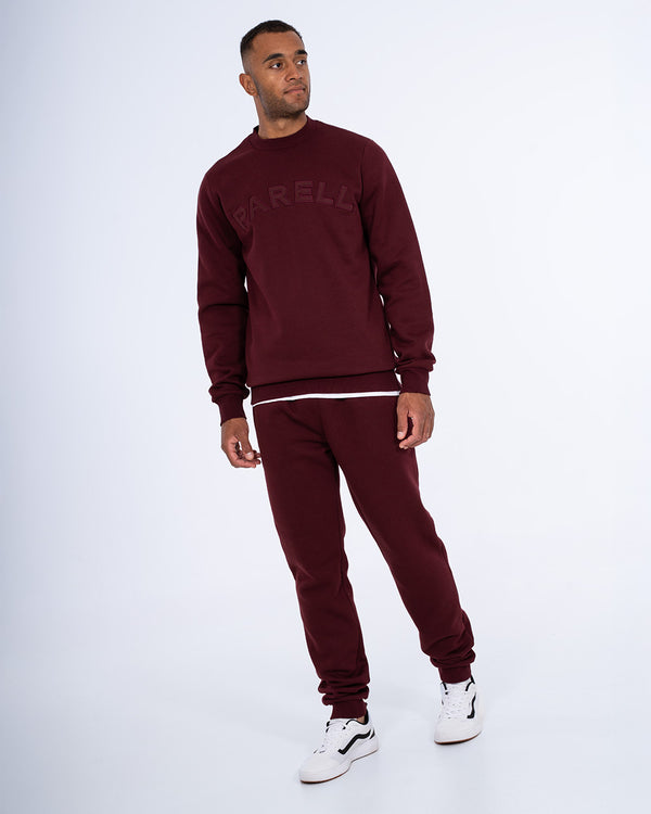 Parell Forge Tall Oversized Sweatshirt (burgundy)