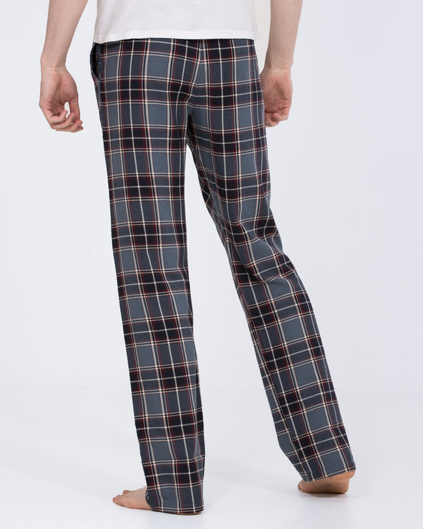 2t Wren Tall Pyjama Bottoms (blue/burgundy check)