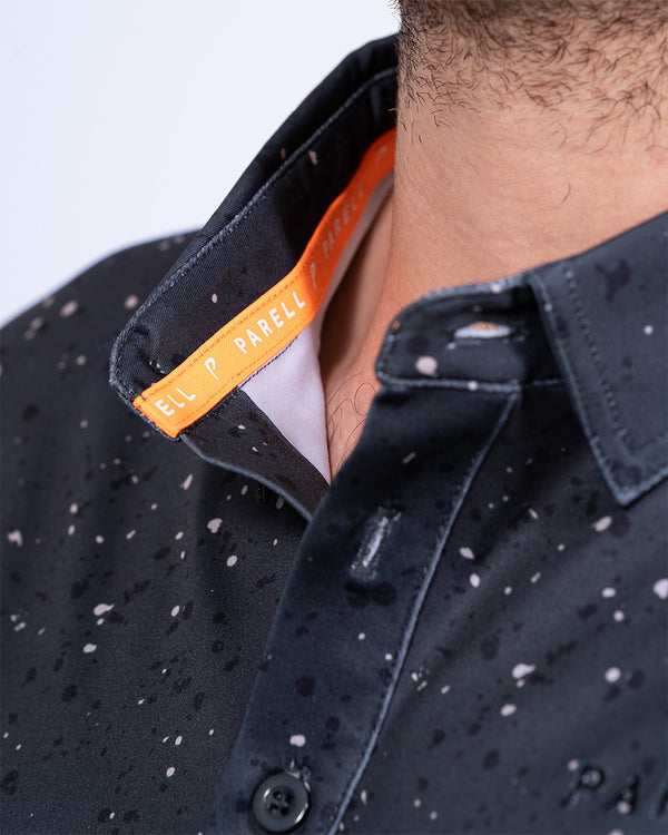 Parell Active Tall Polo Shirt (green pattern)