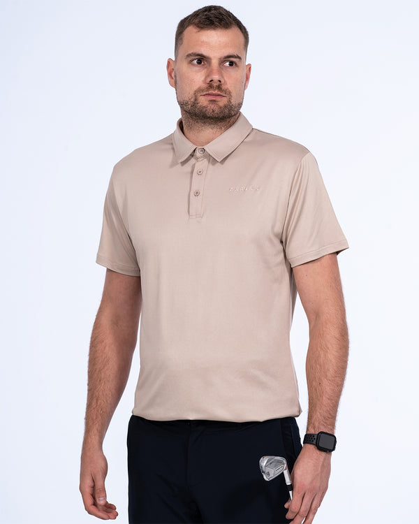 Parell Active Tall Golf Polo Shirt (taupe)