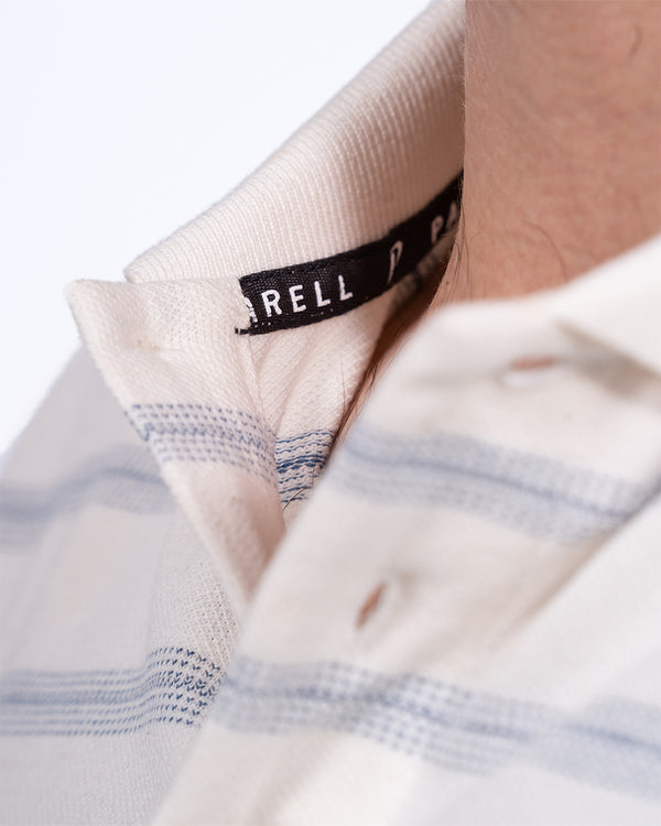 Parell Active Tall Jersey Polo Shirt (white pattern)