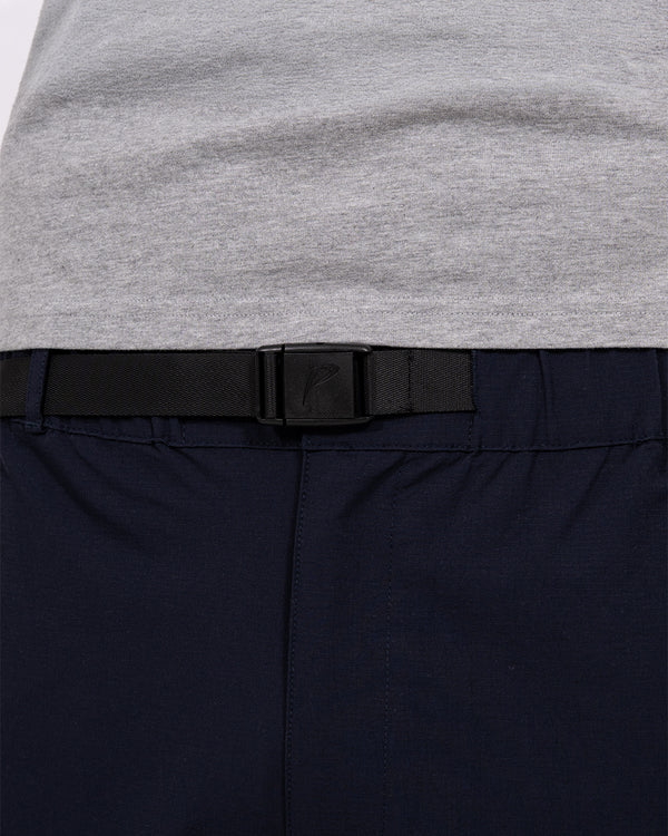 Parell Active lange broek met riem (marineblauw)