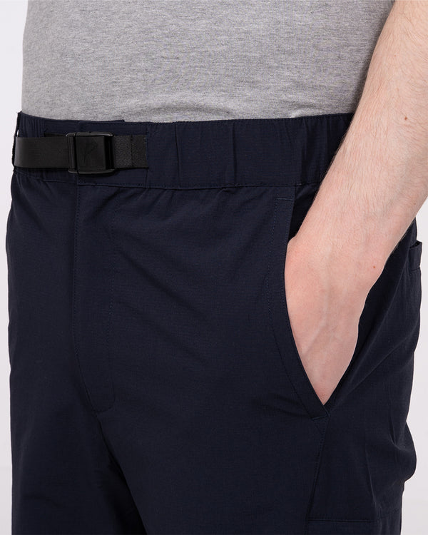 Parell Active lange broek met riem (marineblauw)