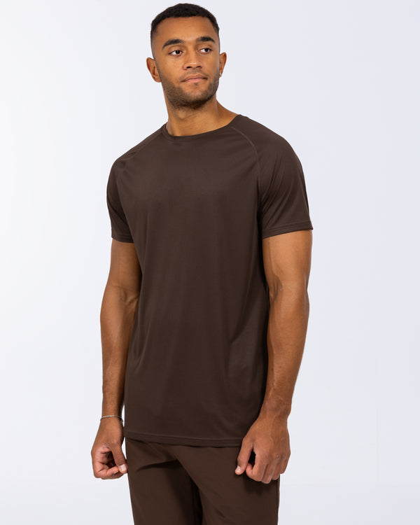 2t Hoher Performance-Top (braun)