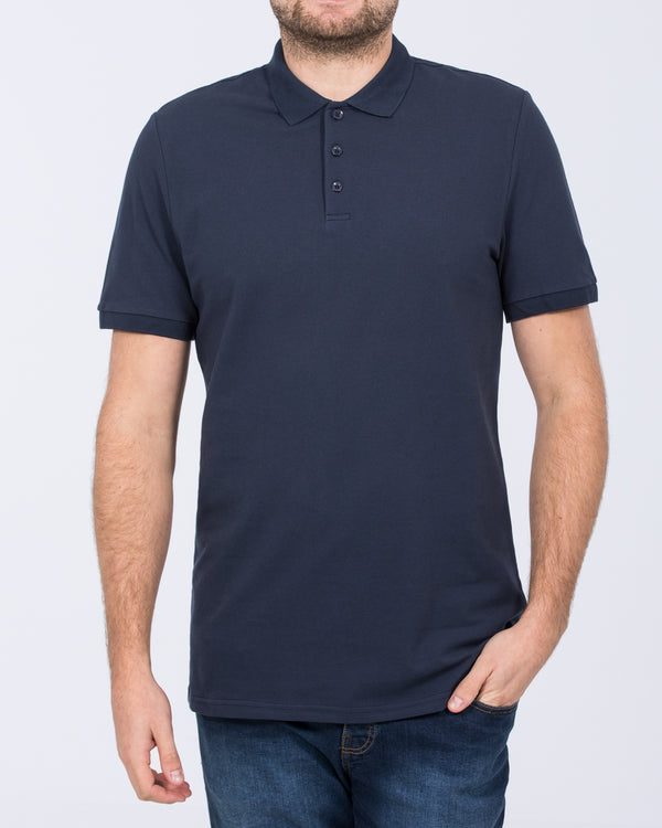 2t Cameron Regular Fit Tall Polo Shirt (navy)