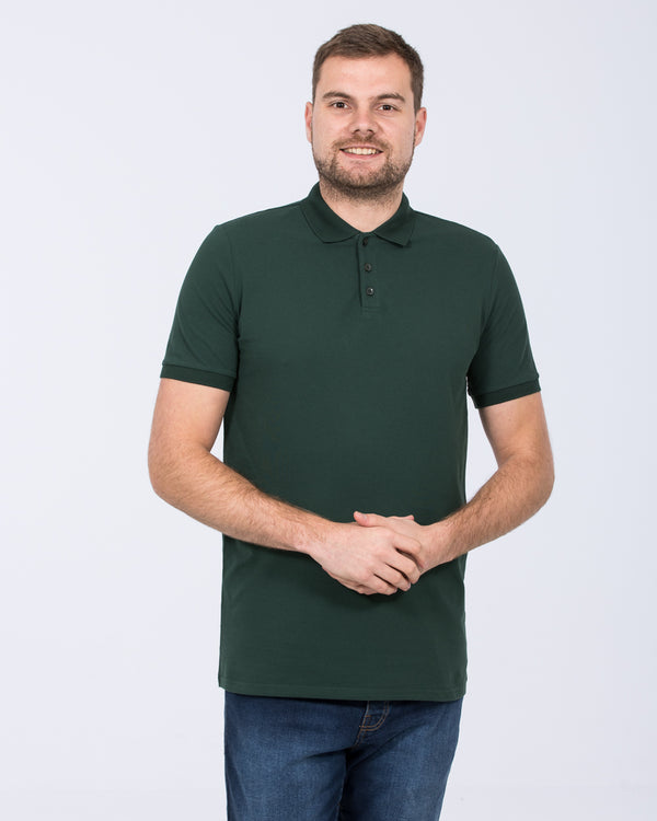 2t Jack Slim Fit Tall Polo Shirt (dark green)