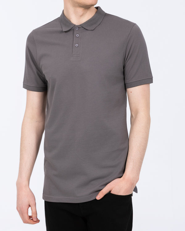 2t Franklin Tall Slim Fit Polo Shirt (grey)