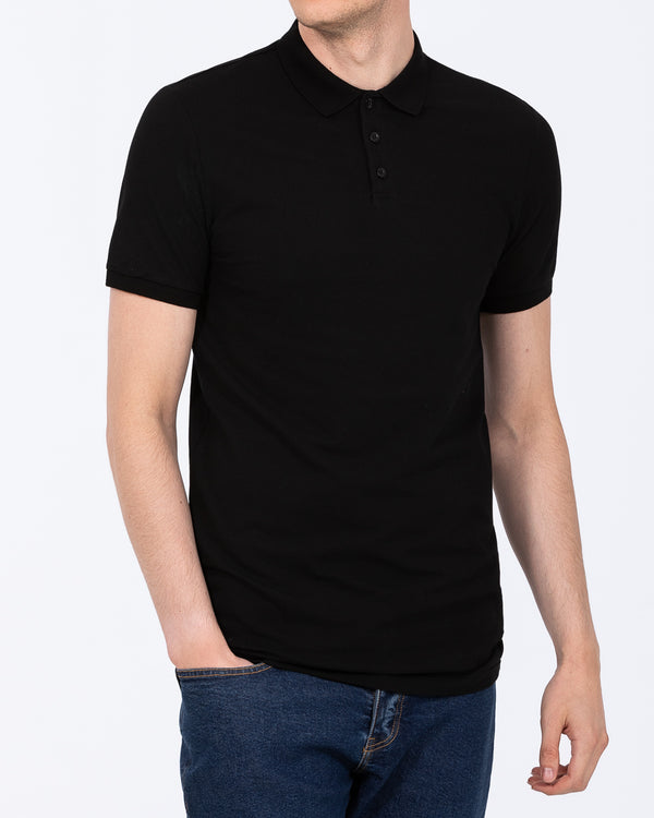 2t Jack Slim Fit Tall Polo Shirt (black)