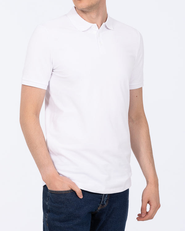 2t Jack Slim Fit Tall Polo Shirt (white)