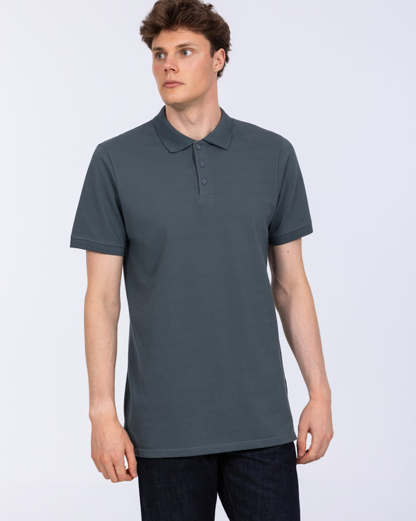 2t Lennox Tall Polohemd mit normaler Passform (titanblau)