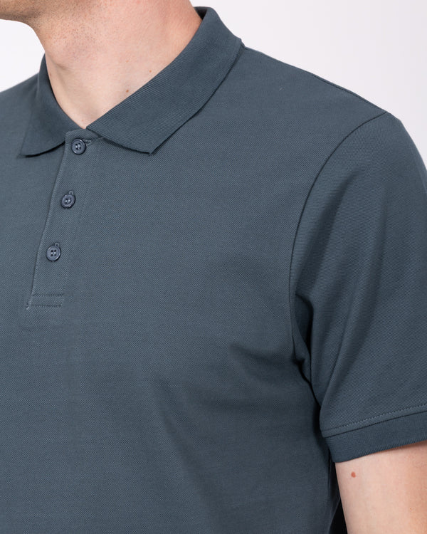 2t Lennox Tall Polohemd mit normaler Passform (titanblau)