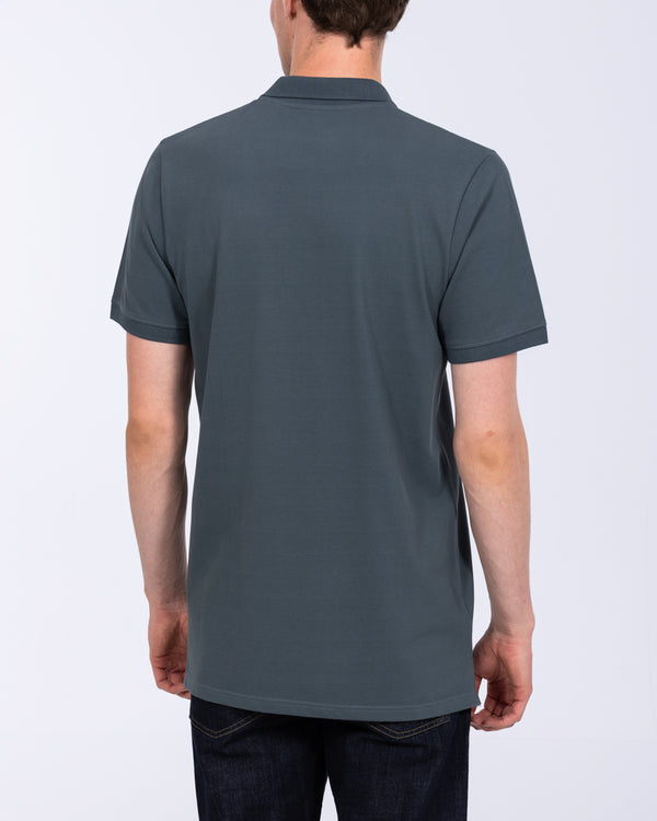 2t Lennox Tall Polohemd mit normaler Passform (titanblau)