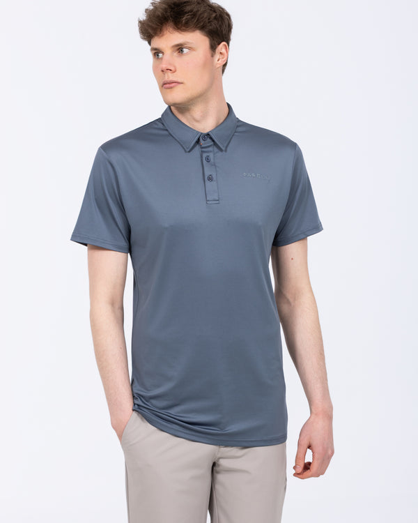 Parell Active Tall Golf Polo Shirt (titanium blue)