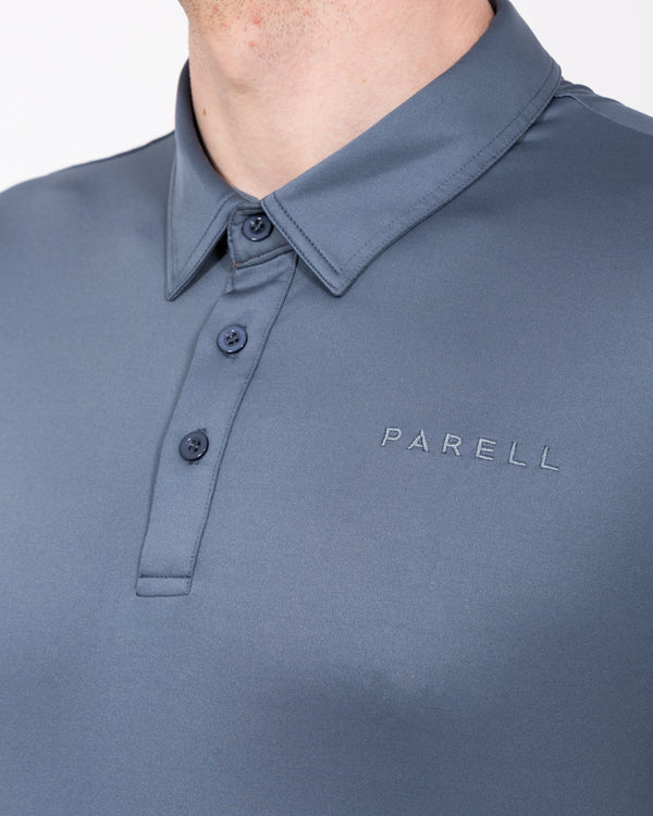 Parell Active Tall Golf Polo Shirt (titanium blue)