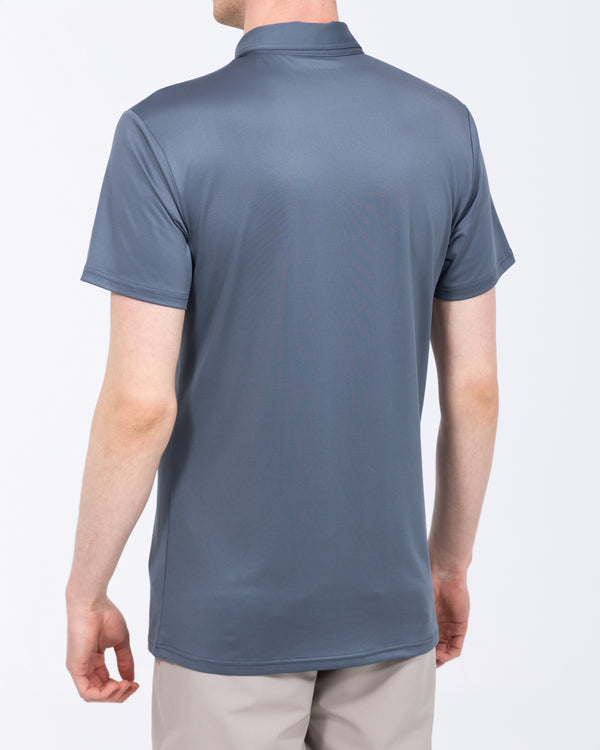 Parell Active Tall Golf Polo Shirt (titanium blue)