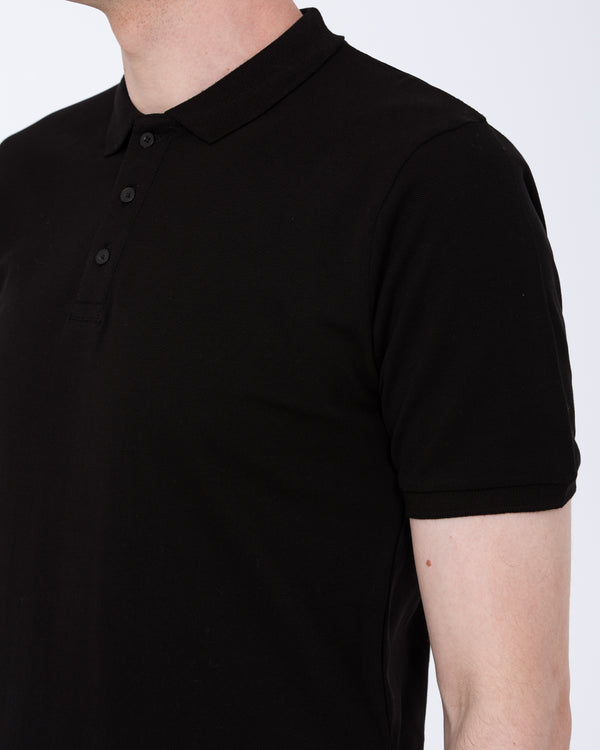 2t Franklin Tall Slim Fit Polo Shirt (black)