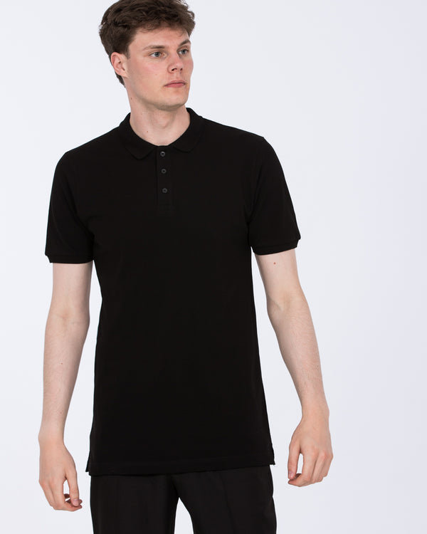 2t Franklin Tall Slim Fit Polo Shirt (black)