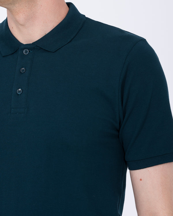 2t Franklin Tall Slim Fit Polo Shirt (teal)