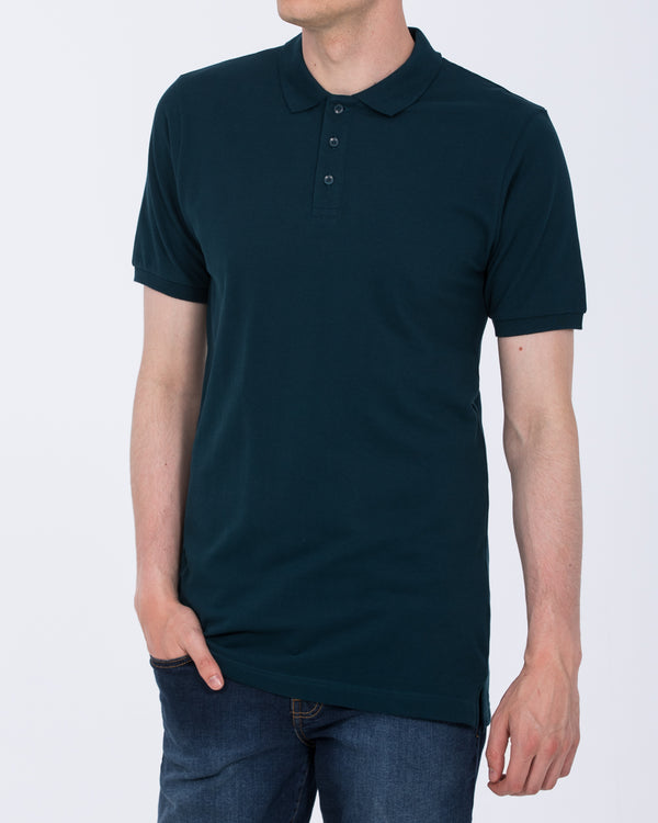 2t Franklin Tall Slim Fit Polo Shirt (teal)