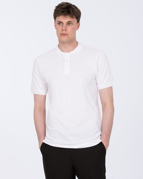 2t Franklin Tall Slim Fit Polo Shirt (white)