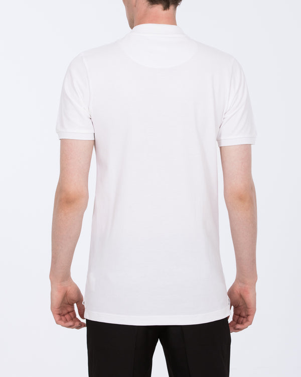 2t Franklin Tall Slim Fit Polo Shirt (white)