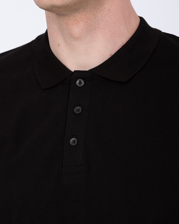2t Lennox Tall Regular Fit Polo Shirt (black)
