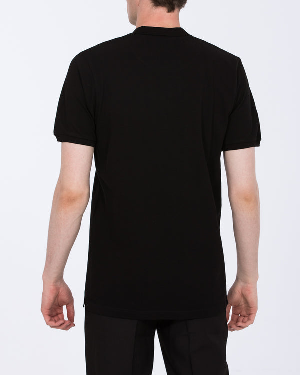 2t Lennox Tall Regular Fit Polo Shirt (black)
