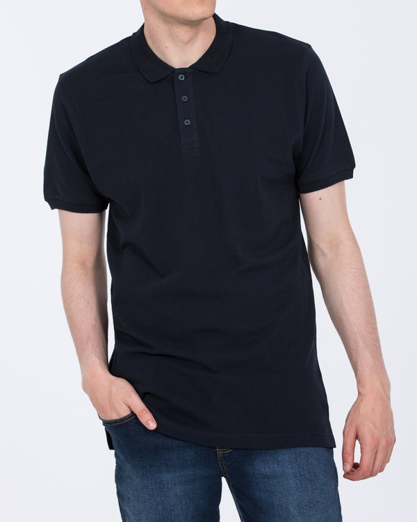 2t Lennox Tall Regular Fit Polo Shirt (navy)