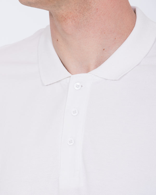 2t Lennox Tall Regular Fit Polo Shirt (white)