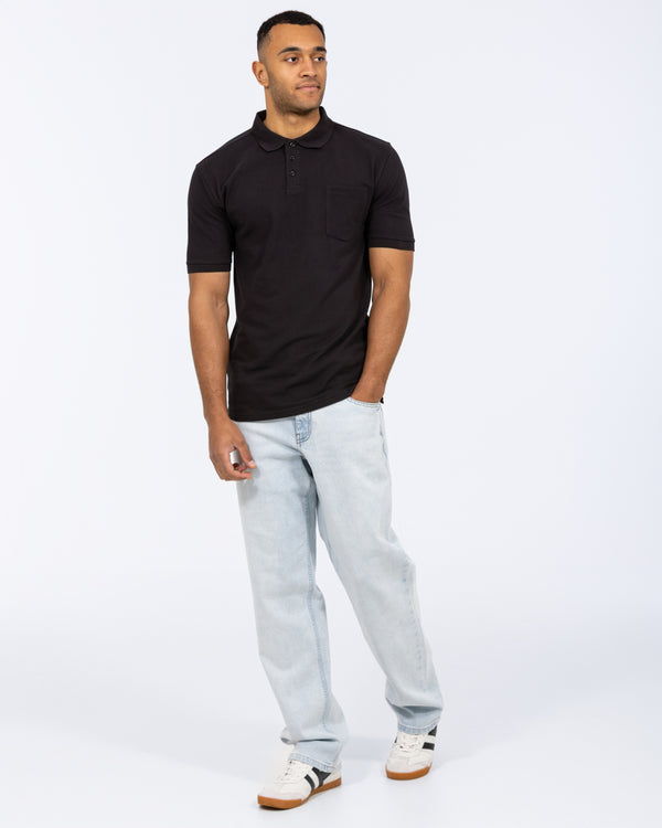 North 56 Regular Fit Tall Poloshirt (schwarz)