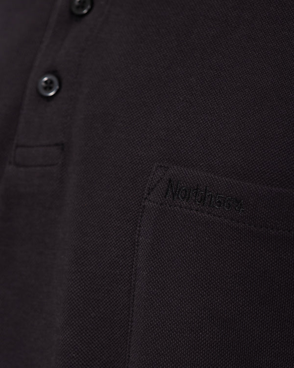 North 56 Regular Fit Tall Poloshirt (schwarz)