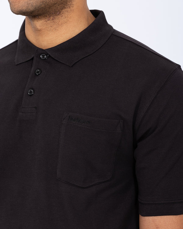 North 56 Regular Fit Tall Poloshirt (schwarz)