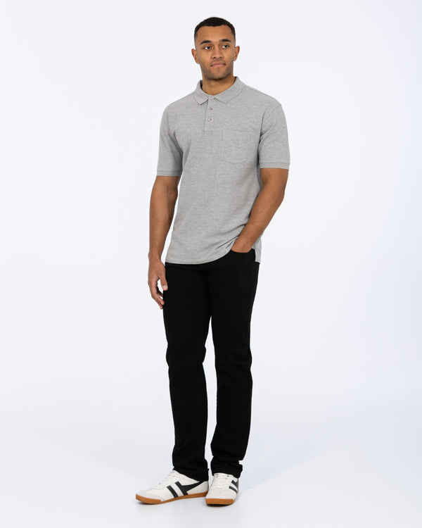 North 56 Regular Fit Tall Polo Shirt (grey melange)