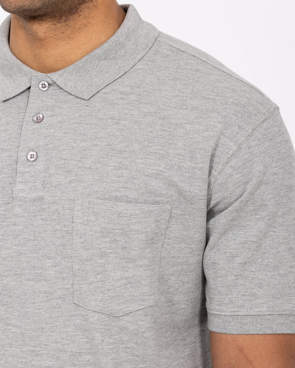 North 56 Regular Fit Tall Polo Shirt (grey melange)