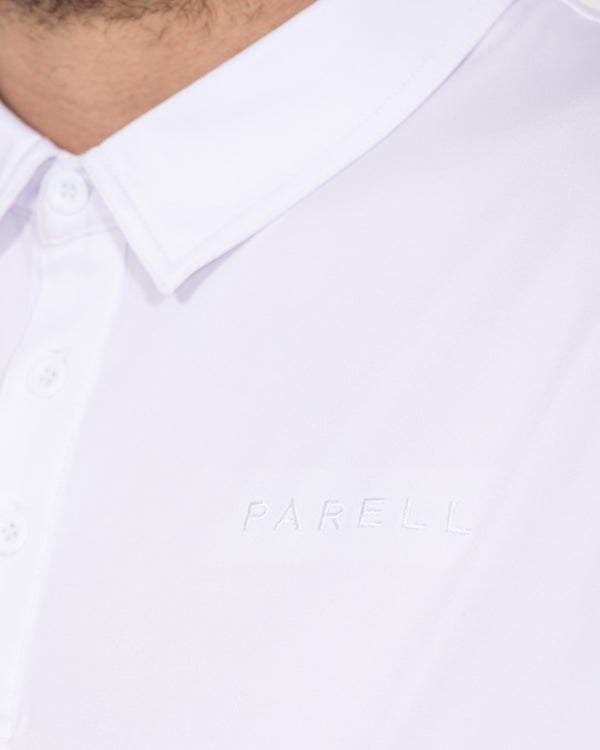 Parell Active Tall Golf Polo Shirt (white)