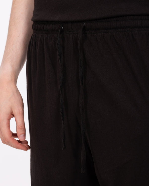 2t Talisman Tall Jersey Pyjama Shorts (black)