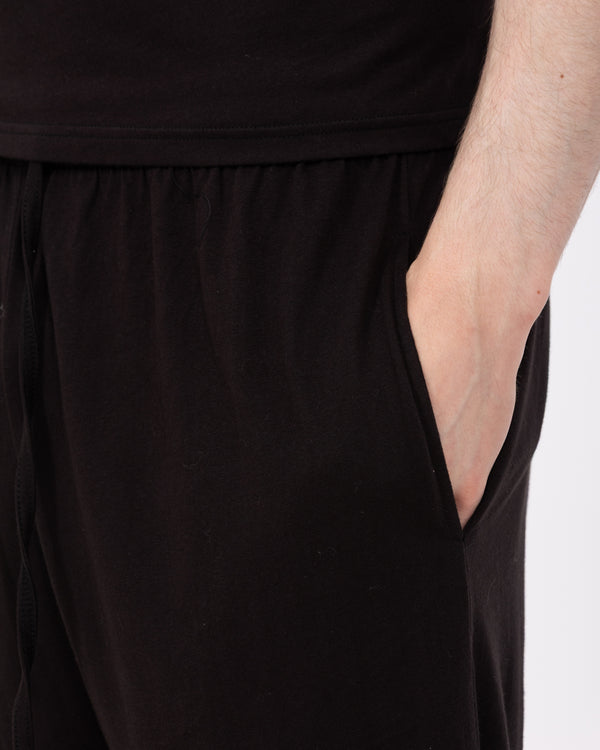2t Talisman Tall Jersey Pyjama Shorts (black)