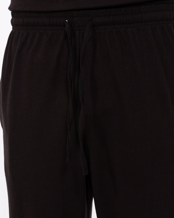 2t Talisman Tall Jersey Pyjama Bottoms (black)