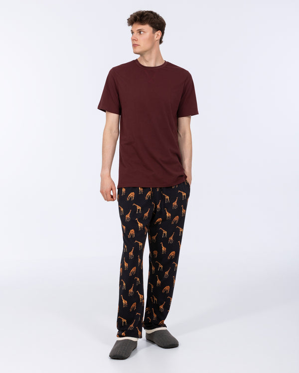 2t Talisman Tall Jersey Pyjama Bottoms (navy giraffe)