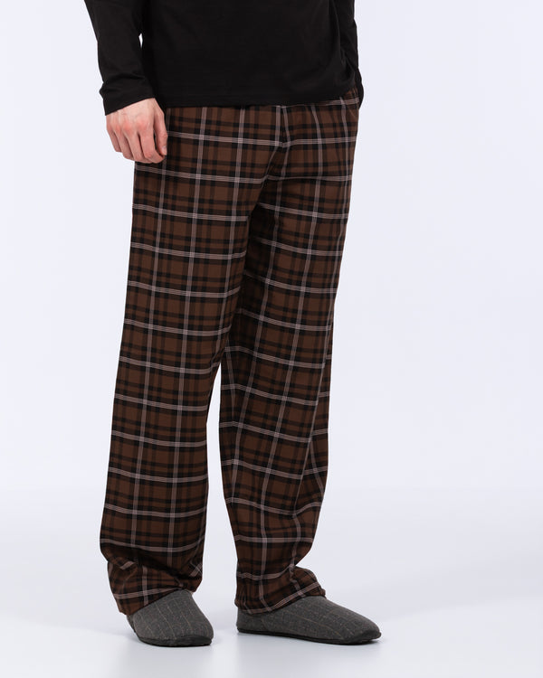 2t Thistle Tall Pyjama Set (brown check)