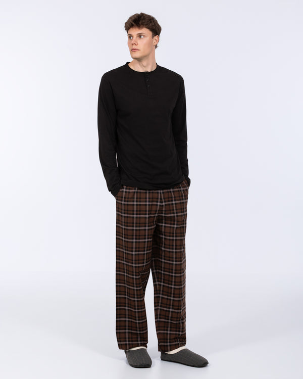 2t Thistle Tall Pyjama Set (brown check)