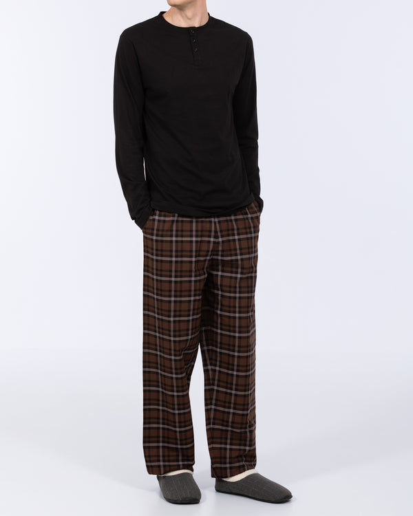 2t Thistle Tall Pyjama Set (brown check)