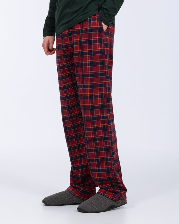 2t Wren Lange Pyjamahose (rot/marine kariert)
